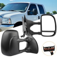 Powerheated Tow Mirrors Pair For 1999-2007 Ford F250-f550 2001-2005 Excursion
