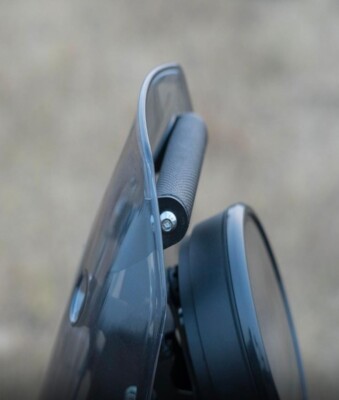 Black GPS / Phone Mount – Fits Royal Enfield New Himalayan 450 – India Made
