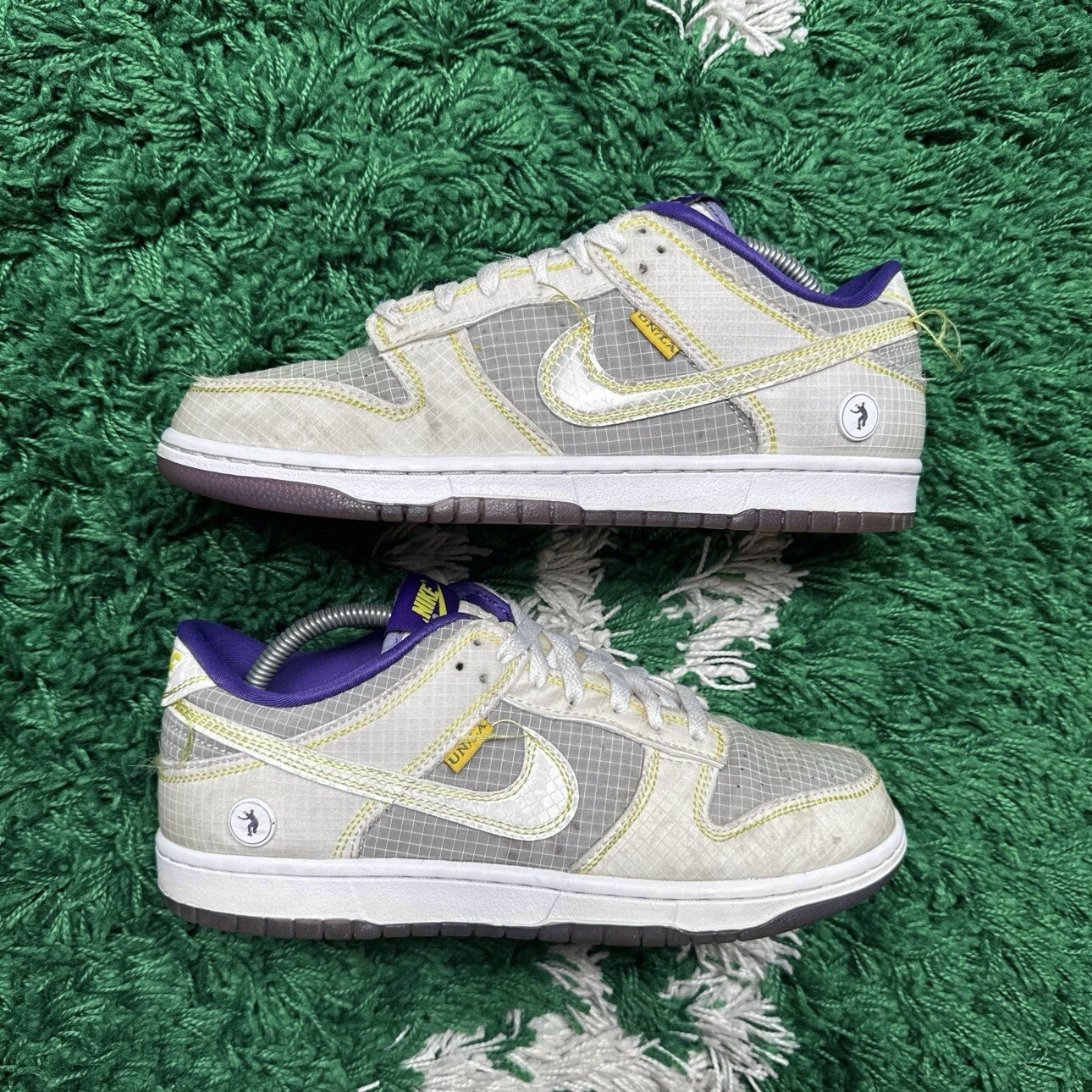 Size 8.5 - Nike Union LA x Dunk Low Passport Pack Court Purple Clean DJ9649-500