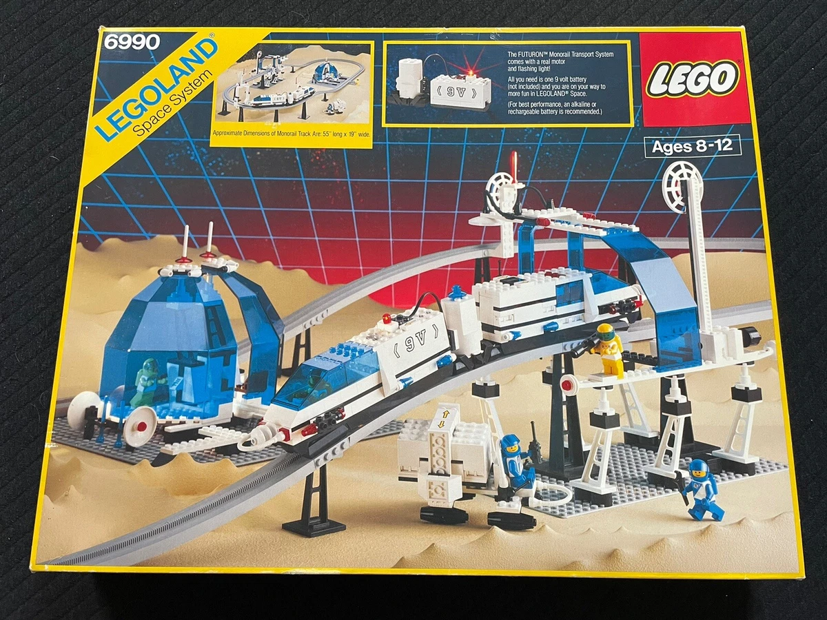 Vintage LEGO Futuron Monorail Transport System 6990 Complete w Manual Box