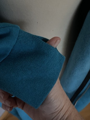 Calvin Klein Jacket Size Med Long Women’s Blue Full Zip Sweatshirt Jacket Hoodie - 第 9/10 張圖片