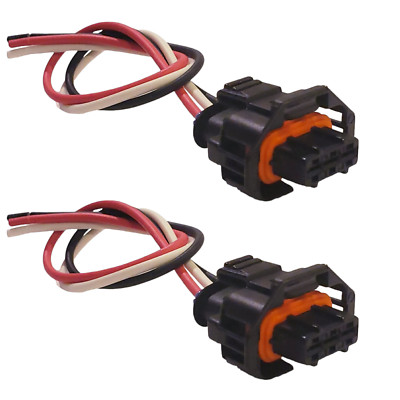 2 x Camshaft Position Sensor Electrical Connector Fits Hyundai Kia 2012-2019