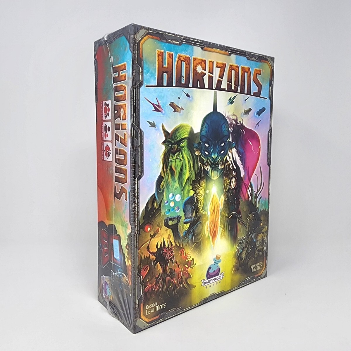 Daily Magic Games Horizons Board Game - 4X Space Exploration For 2-5 Players - View #6