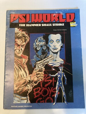 PSI World The Hammer Shall Strike Rule And Campaign Book 1985