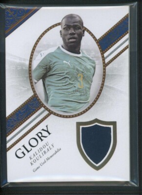 2021 KALIDOU KOULIBALY 07/15 JERSEY FUTERA UNIQUE GLORY GAME USED MEMORABILIA