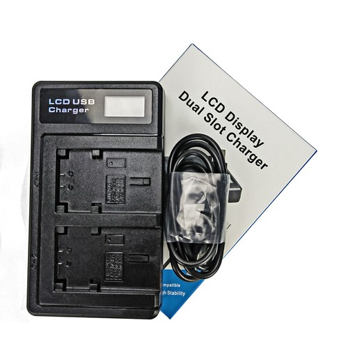 2Battery +USB Charger for Sony NP-FH50 NP-FH40 NP-FH30 Alpha DSLR A230 A330 A380 - Picture 11 of 11
