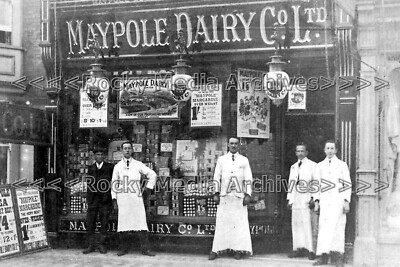 Nuu-42 Shop Front and Staff, Maypole Dairy Co And Staff, Unlocated. Photo