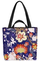 Exotische Wildblumen Tasche Blumen-Muster Paisley-Muster Orientalisch Orient