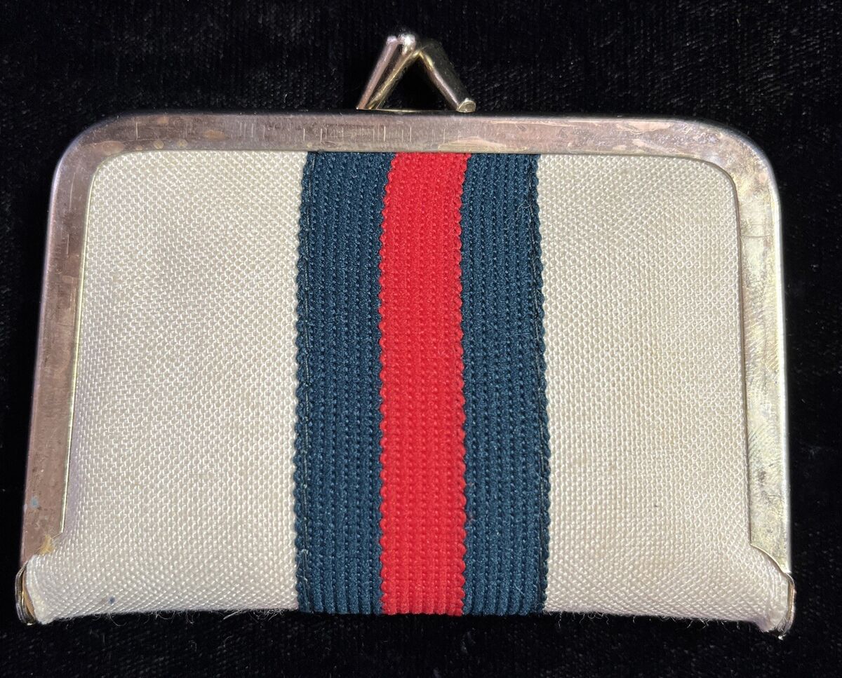 Vintage Gucci 1960s Gucci Stripe Travel Sewing Kit Red Ivory Vintage Gucci 1960s Gucci Stripe Travel Sewing Kit Red Ivory