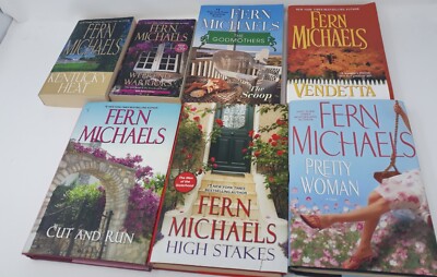 FERN MICHAELS Lot of 7 Hardcover Paperback Novels