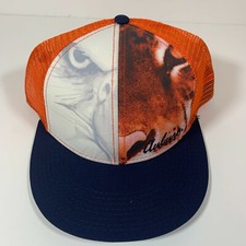 Auburn University Tigers The Game Embroidered Logo Snapback Flat Brim Hat NWT