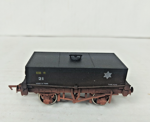 Dapol 4F-032-004 BR Rectangular Tank Wagon. OO Scale. Boxed. Weathered. - Picture 5 of 9