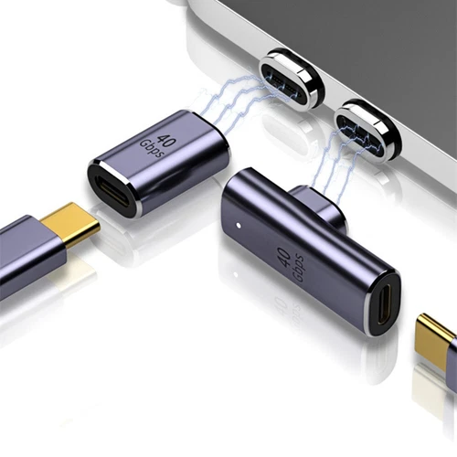 Adattatore Magnetico 100W Ricarica Super Veloce QC4.0 Connettore Cavo USB C a Tipo C - Foto 2 di 16