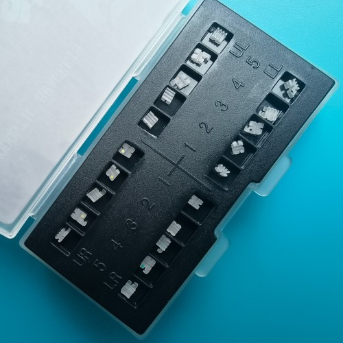 10 X Soportes de Ortodoncia Dental Soporte Cerámica Mini MBT 022 Ranura 345 Ganchos FDA - Imagen 6 de 9