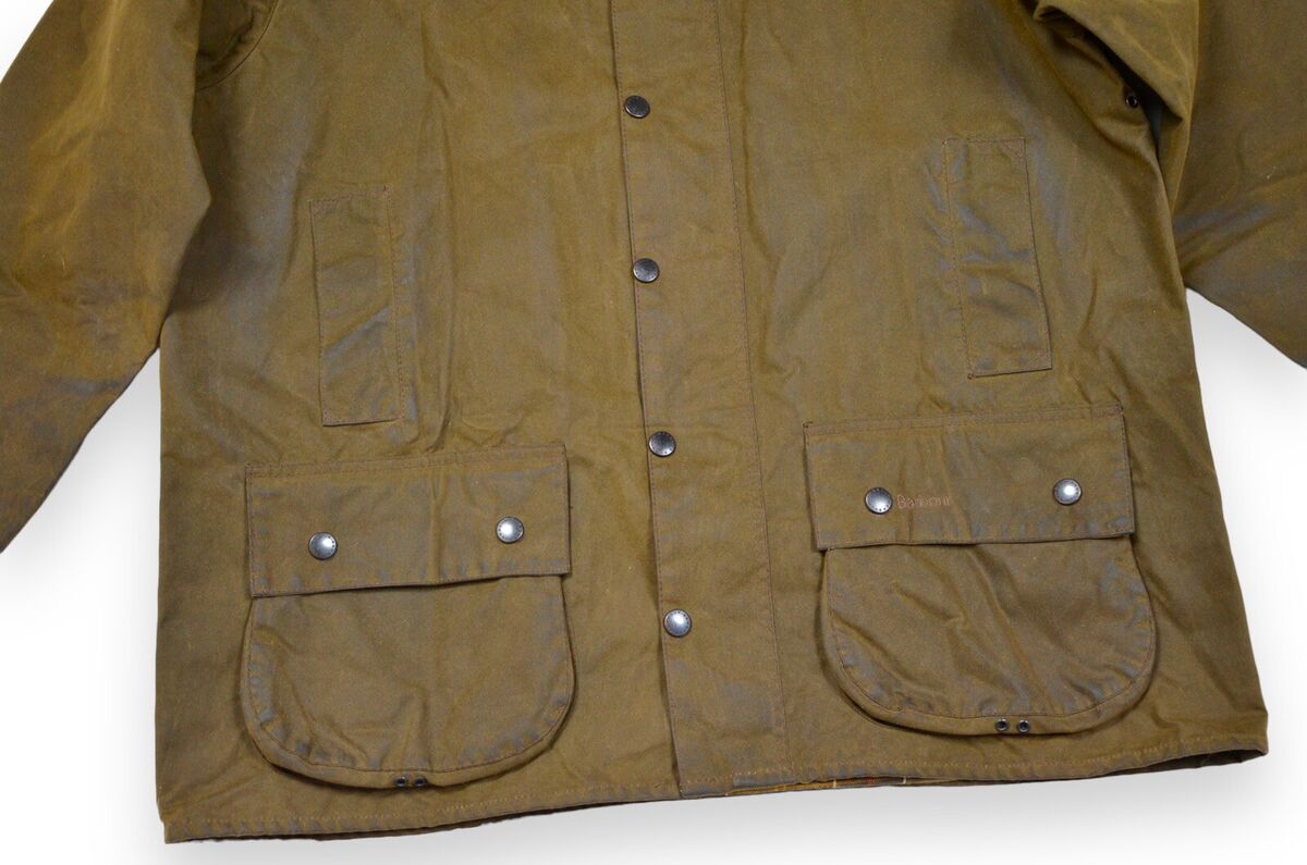 Men's Barbour Moorland Jacket Wax A820 Olive England Classic Men's Barbour Moorland Jacket Wax A820 Olive England Classic