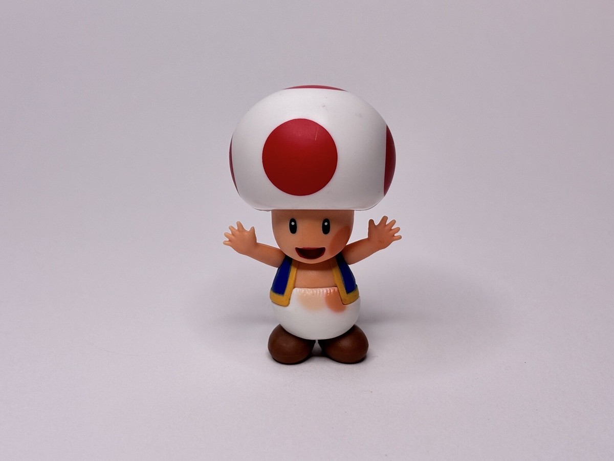 Jakks Super Mario World Of Nintendo 2” Red Toad Figure | eBay