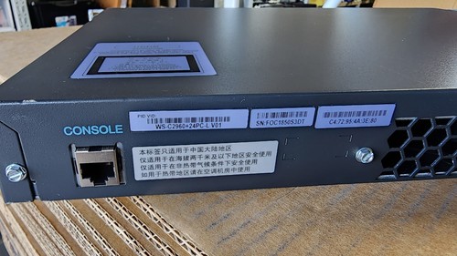 WS-C2960+24PC-L. TAKEN FROM WORKING FLOOR. VERY GOOD CONDITION. - Picture 8 of 11