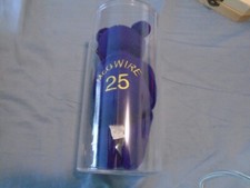 Mark McGwire 25 1998 PURPLE Salvino Bammers Beanie Bear in plastic tube