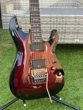 Schecter Demon-6 FR Flamed Maple Top in Crimson Red Burst
