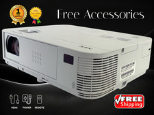 REFURBISHED NEC NP-M322W DLP Projector 3200 Lumens 20W Speakers 2160p 4K w/Kit  