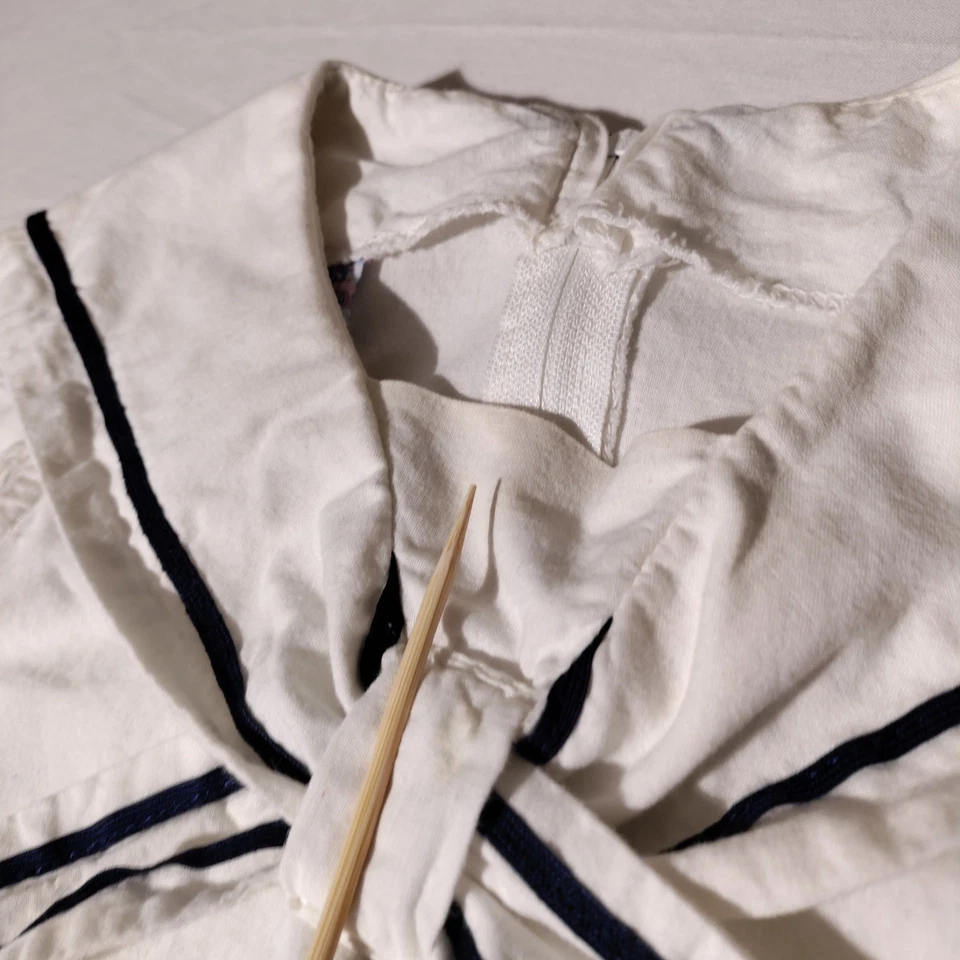 Vestido Marinero Náutico Guess Niñas 5Y Vintage - Manchado Foto 4 de 4