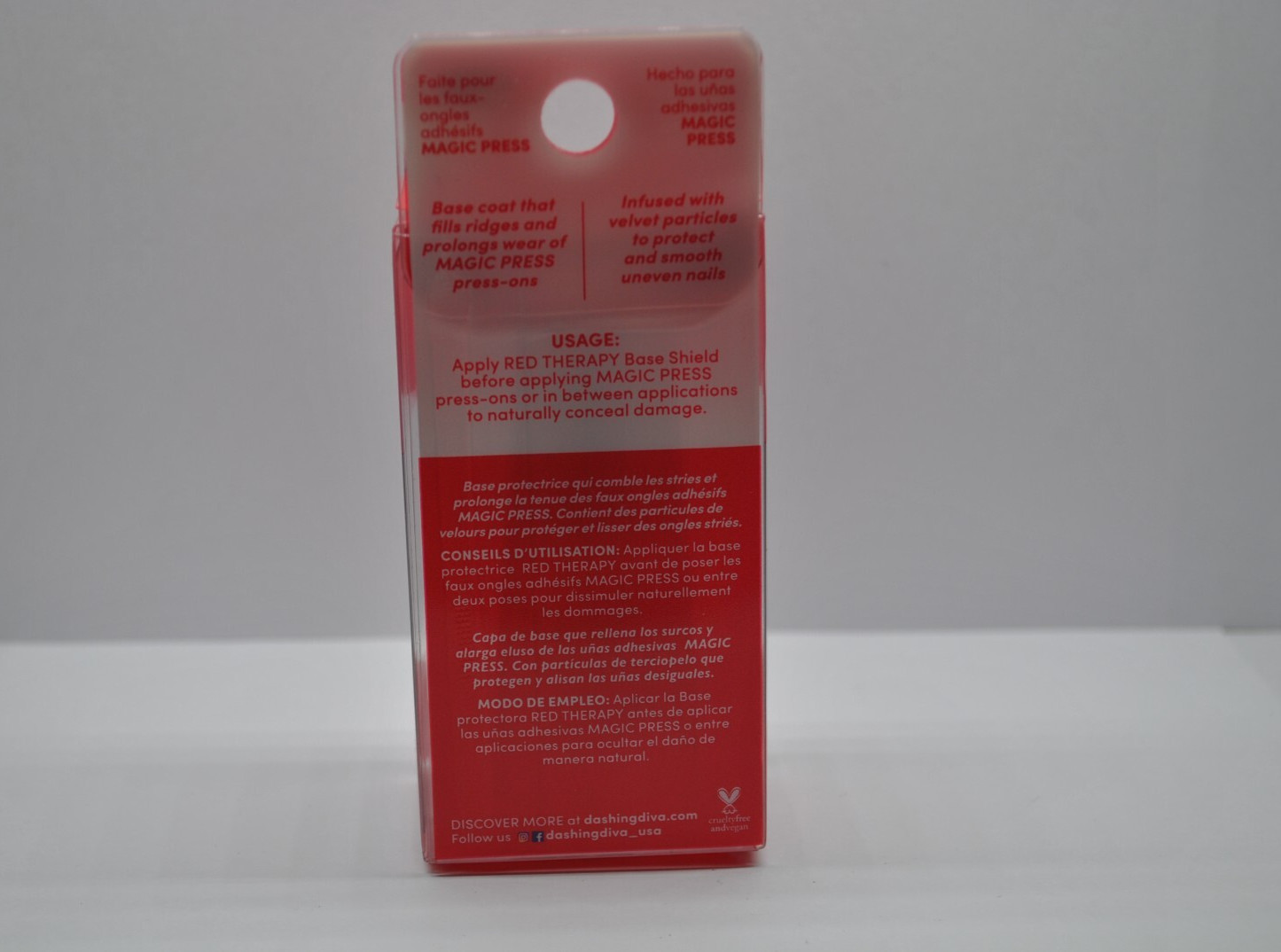 Dashing Diva Red Therapy Prime Base Shield Base Coat 0.23 fl oz (Pack of 1)