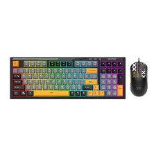 Wired Gaming Keyboard  Mouse Combo - Anti-Ghosting Multi-Key, 7-RGB Backlights