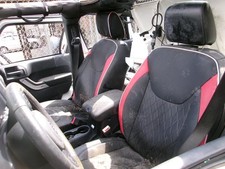Used Front Left Seat Front Fits 2013 Jeep Wrangler 4 Dr Bucket Manual Leather W