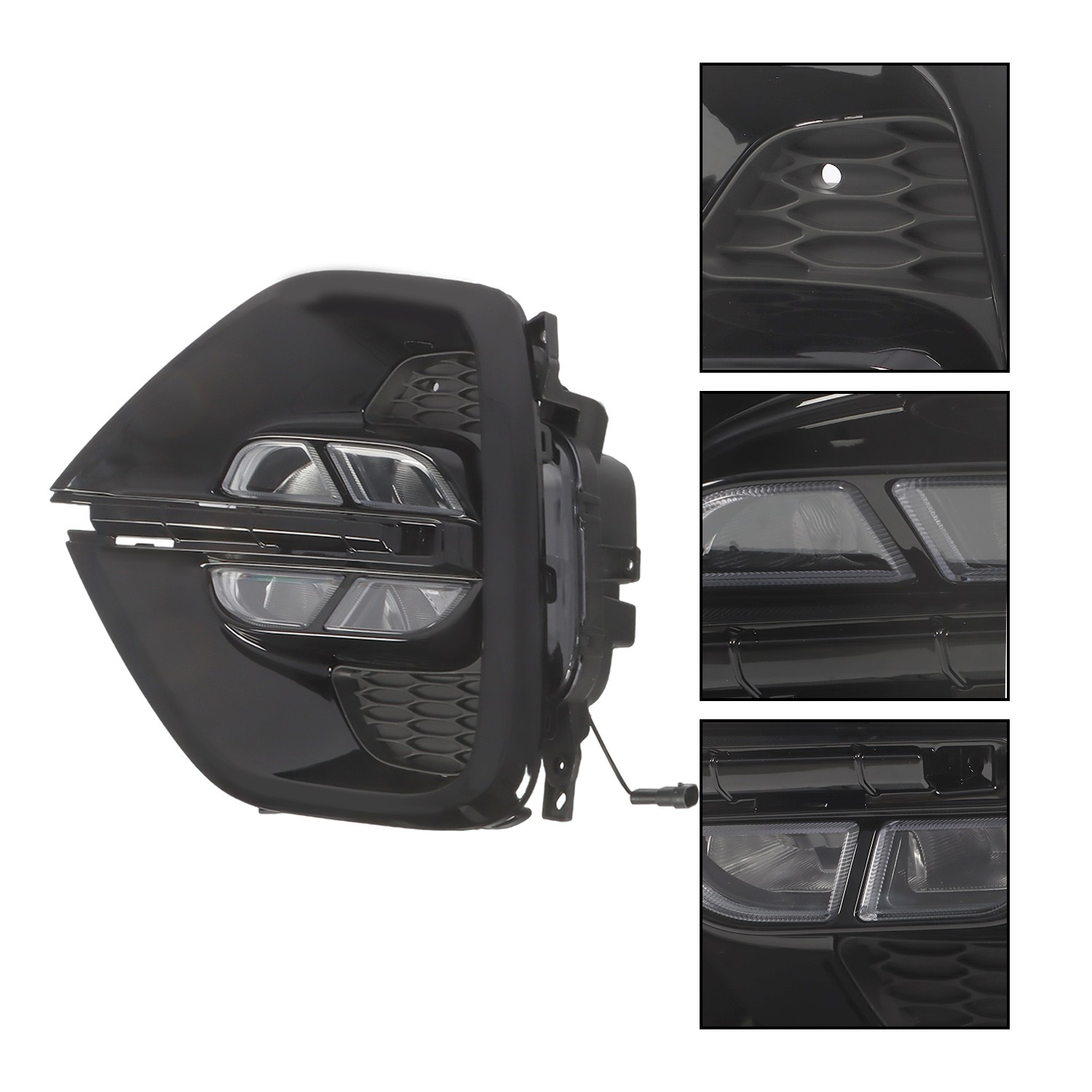 LED DRL Pair Daytime Running Lamps Fog Lights For 2019-20-2021-2022 Kia Sportage