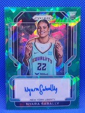 2022 Panini Prizm WNBA~ Nyara Sabally (RC) #SG-NSB Green Cracked Ice Auto 🔥