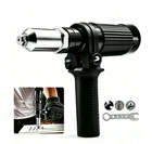 Electric Rivet Nut Gun Cordless Drill Pop Adapter Riveting Riveter Insert Tool