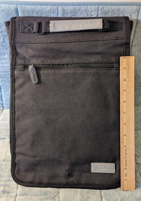 Bella Russo 14  Canvas Messenger Bag BLACK **NEVER USED**