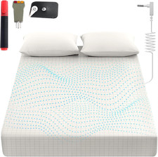 Grounding Sheets King, 90 Organic Cotton 10 Pure Silver Fiber,Grounded Bed Sh