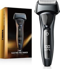   Electric Shaver for Men. Cordless Wet  Dry Razor for Face Shaving.