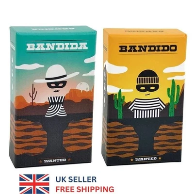 BANDIDO BANDIDA Puzzle Board Game for 1-4 Players, 15min Family Party Game, Fun