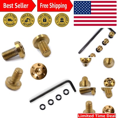 Precision Machined 1911 Grip Screws Set - Stainless Steel, Complete with O Rings