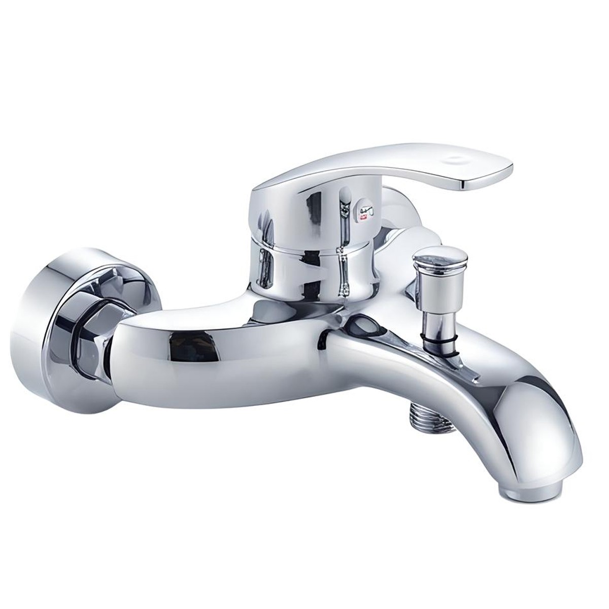 Mitigeur de douche mural entraxe 150mm Avizar robinet de douche chromé