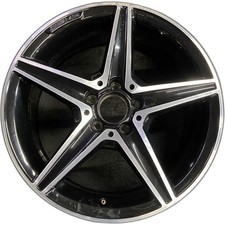 Mercedes-benz 18x7.5 C-class BLACK FRONT Wheel OEM Rim Factory Stock 2015-2019
