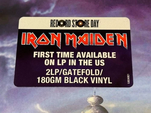 SEALED RSD 2016 IRON MAIDEN Brave New World 180g LP_no killers number of beast