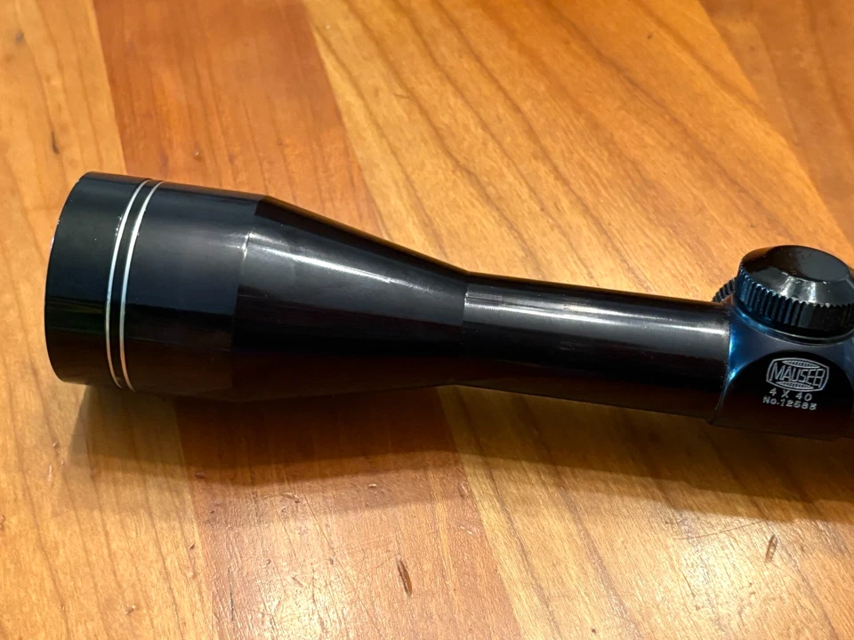 Mira para rifle con retícula de punto de mira MAUSER MARK IV 4x40 de colección hecha en Japón Foto 3 de 4