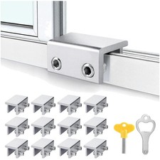 Vertical Horizontal Window Locks 12 Pack Durable Design