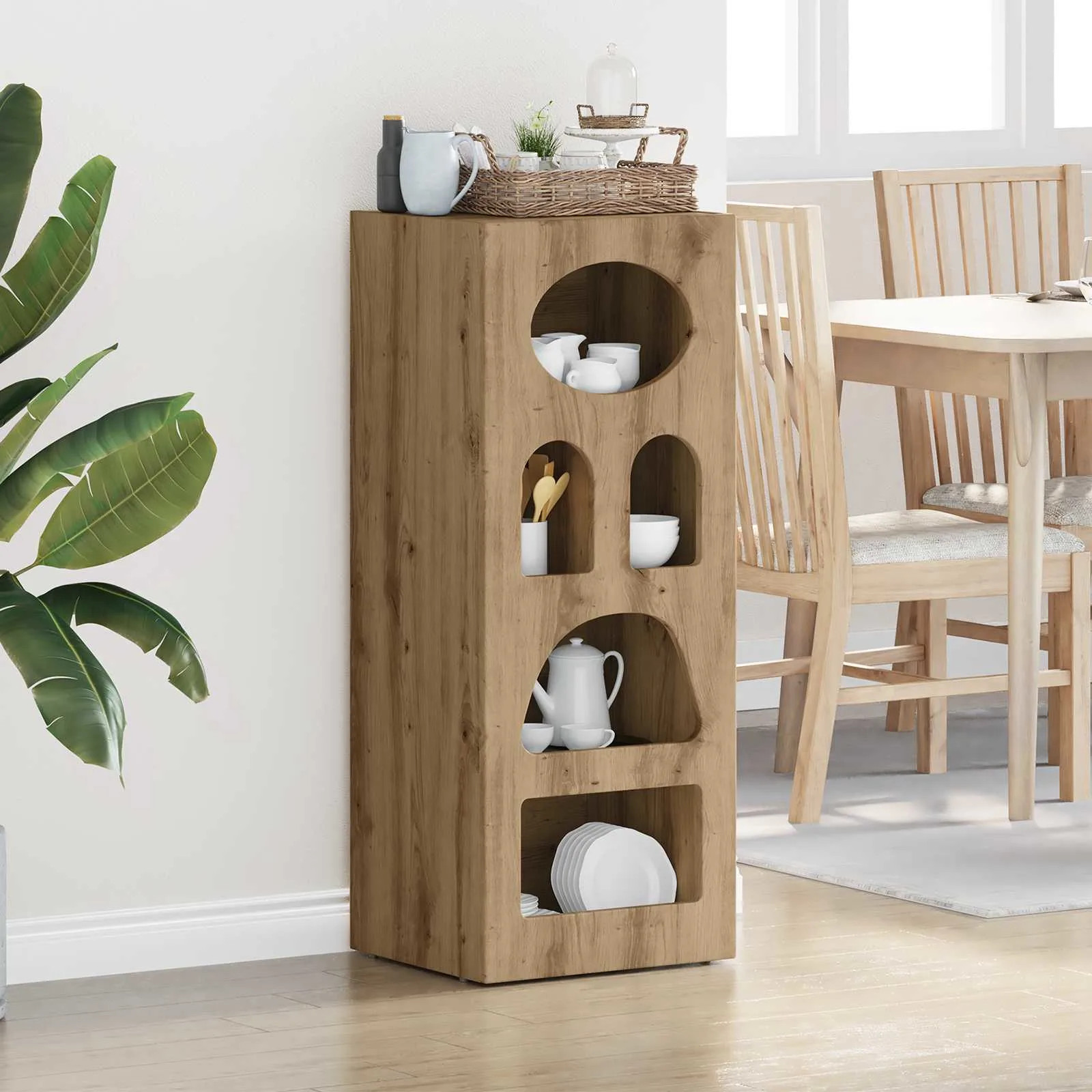 Sideboard Artisan Oak 40 x 35 x 100.5 cm Engineered Wood vidaXL