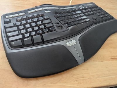 Microsoft Natural Ergonomic Keyboard 4000 v1.0 Tested Working