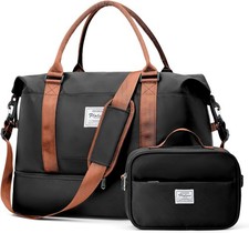 Large Weekender Bags for Women, Travel Duffel Bag with Shoe Compartment,Perso...