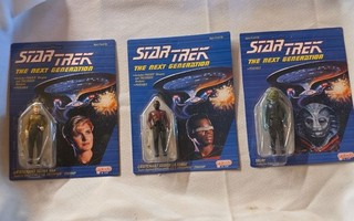 Galoob Star Trek The Next Generation Acton Figures lot of 6