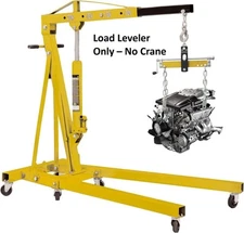 Heavy Duty Engine Hoist Leveler Cherry Picker Shop Crane Load Lift Tool 1500 Lbs