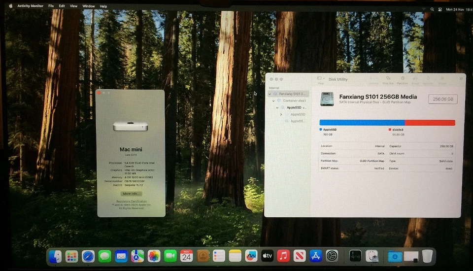 Apple Mac Mini - A1347 Late 2014 dual boot Sequoia & Linux - Image 4 of 4