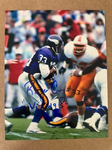 Roger Craig signed MINNESOTA VIKINGS 8 X 10 photo