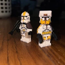 Lego Star Wars GCC Grandpa Clone Customs Commander Bly RARE V1 Official Parts 