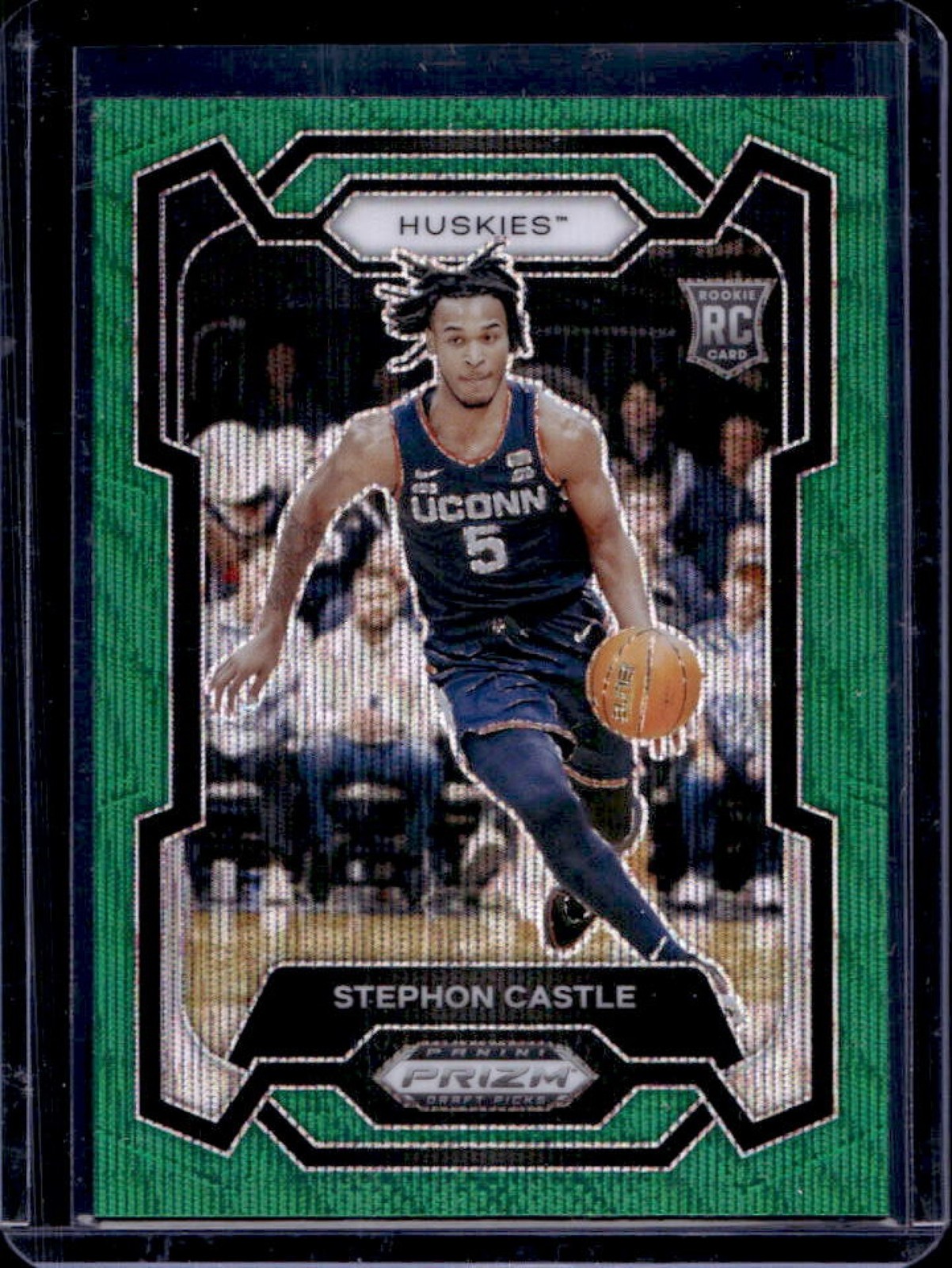 2024 Prizm Draft Picks Collegiate Stephon Castle RC Green Wave #17